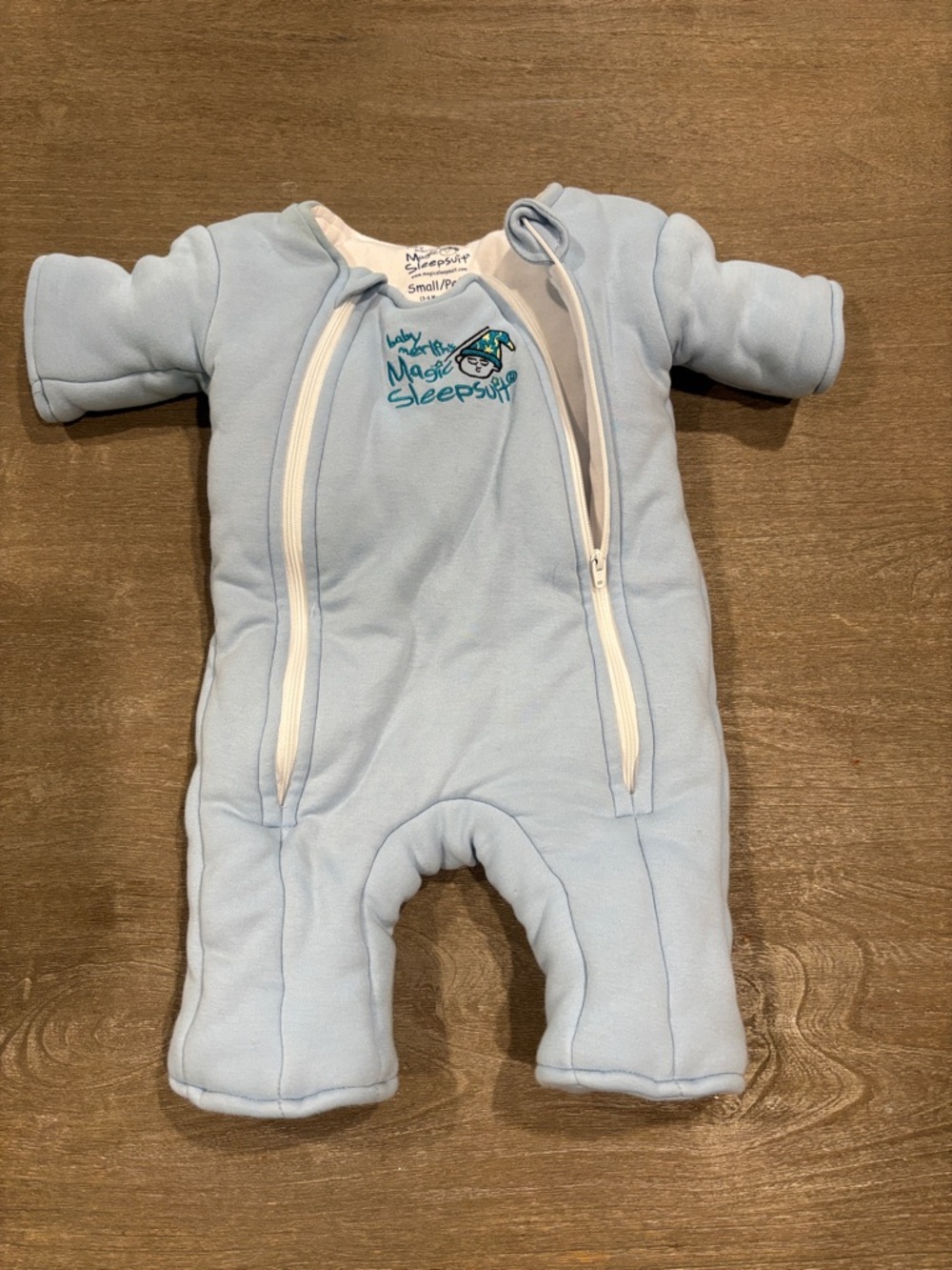 Light Blue Magic Merlin Sleepsuit sz Small 3-6 mo